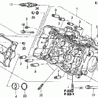 VFR800 Головка цилиндров передняя