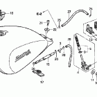 VF750C Топливный бак