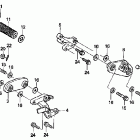 VT750CDA Подножки
