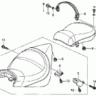 VTX1800S Сидение