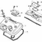 VT600CD Cylinder head cover ('02 / '03 / '04'05-a / cm)