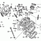VT750CDA Головка цилиндров передняя