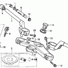 VFR800 Руль и панель переднего номера