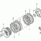 XR250R Сцепление