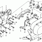 VTX1800S Крышка картера левая