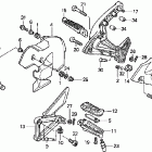 VFR800 Подножки