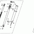 VT600CD Передняя вилка