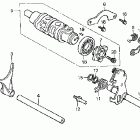 VFR800 Вилка переключения передач
