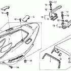 VFR800 Задний обтекатель