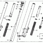VTX1800S Передняя вилка