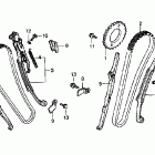 VT750CDA Цепь ГРМ и натяжитель