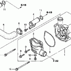 GL1500CD Водяной насос