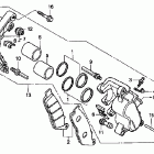 VF750C Передний тормозной суппорт