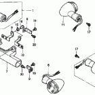 VT750CDA Сигналы поворотов