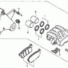 GL1500CD Задний суппорт тормозной