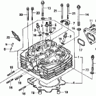 XR250R Головка цилиндра