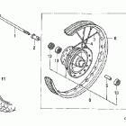 XR80R Переднее колесо