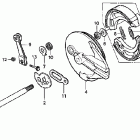 XR200R Задний тормоз