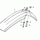 XR200R Переднее крыло