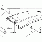 XR200R Заднее крыло