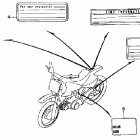 XR50R Предупредительные таблички