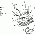 XR80R Головка цилиндра