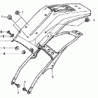 XR650L Заднее крыло