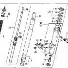 XR650L Передняя вилка