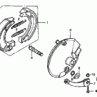 XR70R Front brake @ panel
