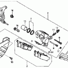 XR650R Задний суппорт тормозной
