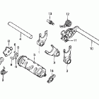 XR80R Вилка переключения передач