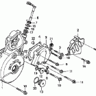 XR650L Крышка картера левая