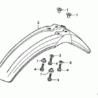 XR650L Переднее крыло