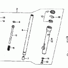 XR70R Передняя вилка