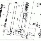 XR650R Передняя вилка