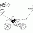 CR250R Наклейки