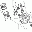 XR200R Коленвал