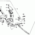 CR125R Главный тормозной цилиндр - передний