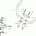 GL1500C Руль и панель переднего номера