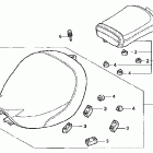 VT750CD Сидение