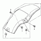 CR80RB Заднее крыло
