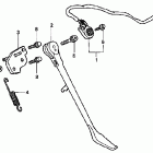 VT750CD Подножка