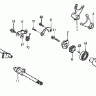 VT1100C2 Вилка переключения передач