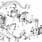 VFR800FI Радиатор