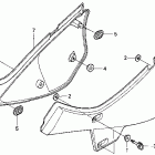 XR650L Боковая панель