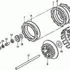 CR500R Сцепление