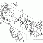 VT600CD Передний тормозной суппорт