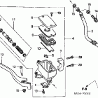 VT1100C Главный тормозной цилиндр - передний