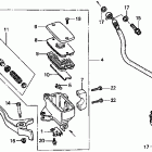VT1100T Главный тормозной цилиндр - передний