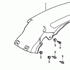 CR500R Заднее крыло